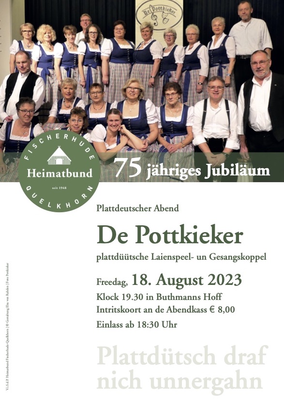Veranstaltungsplakat De Pottkieker